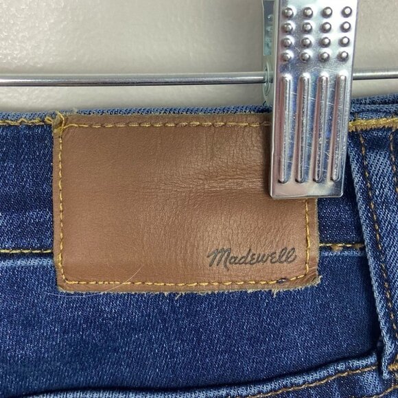 Madewell Tall High Rise Tencel Skinny Jeans Size 26 Dark Blue Magic Pockets Jean - Picture 7 of 15